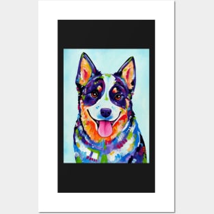 Australian cattle dog Posters and Art